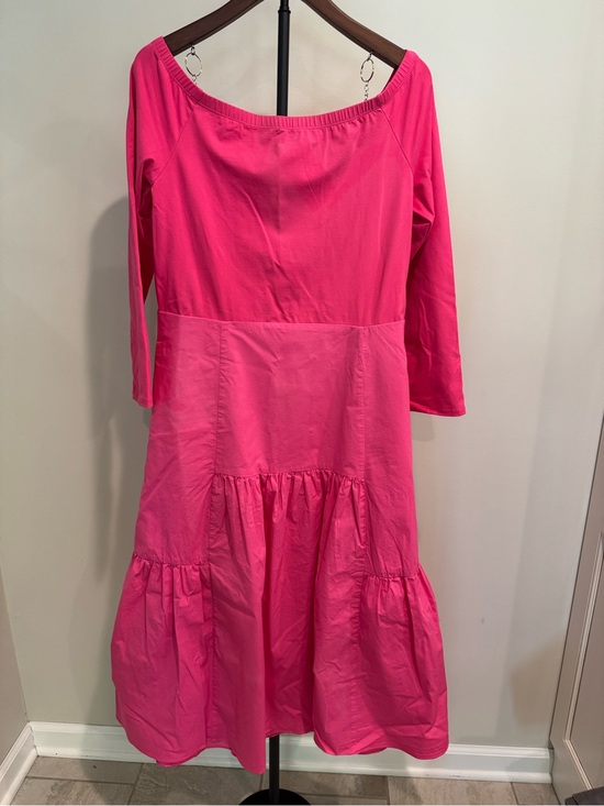 Tuckernuck Dresses & Skirts - Tuckernuck Womens Off Shoulder Hot Pink Midi Dress XXL Summer Special Occasion